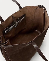 Bellport Suede North-South Tote