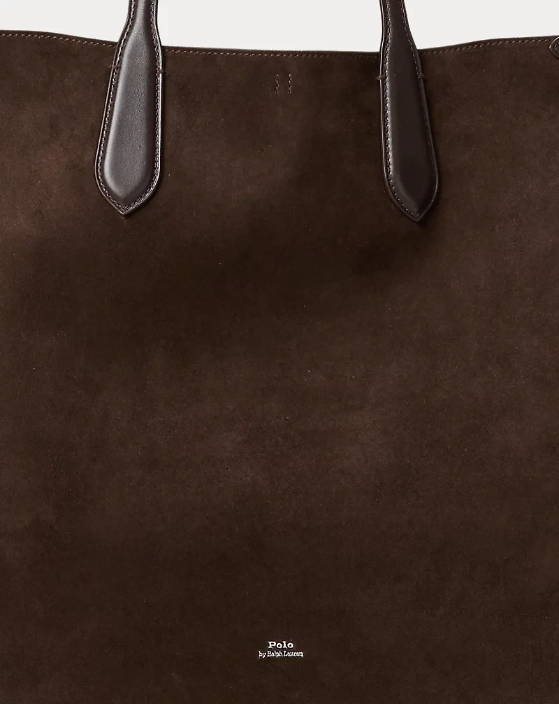 Bellport Suede North-South Tote