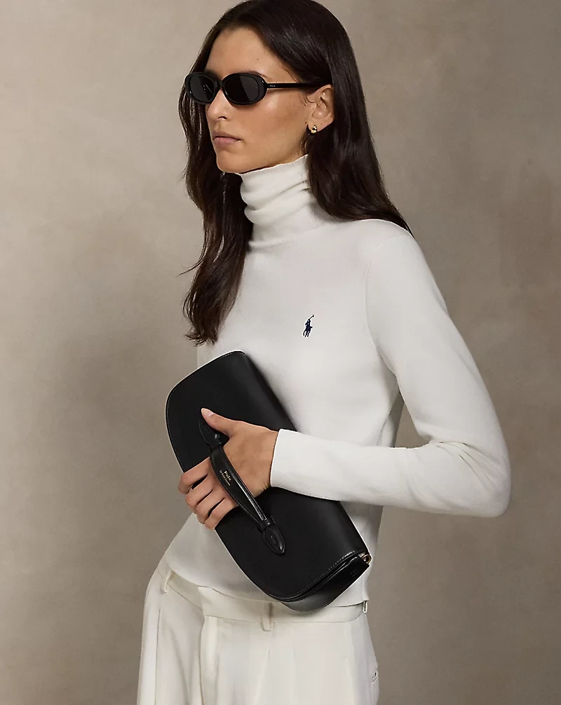 Bellport Leather Long-Flap Clutch