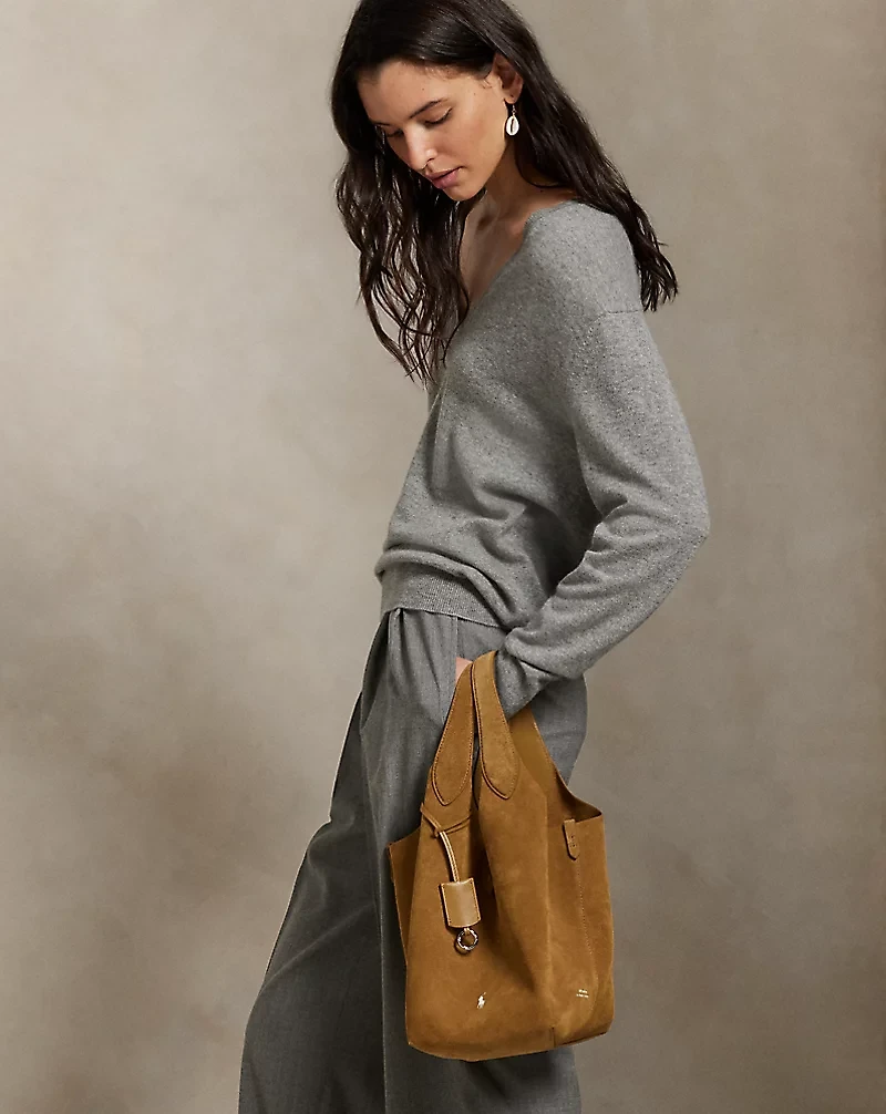 Polo Play Suede Medium Tote