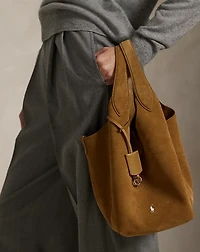 Polo Play Suede Medium Tote