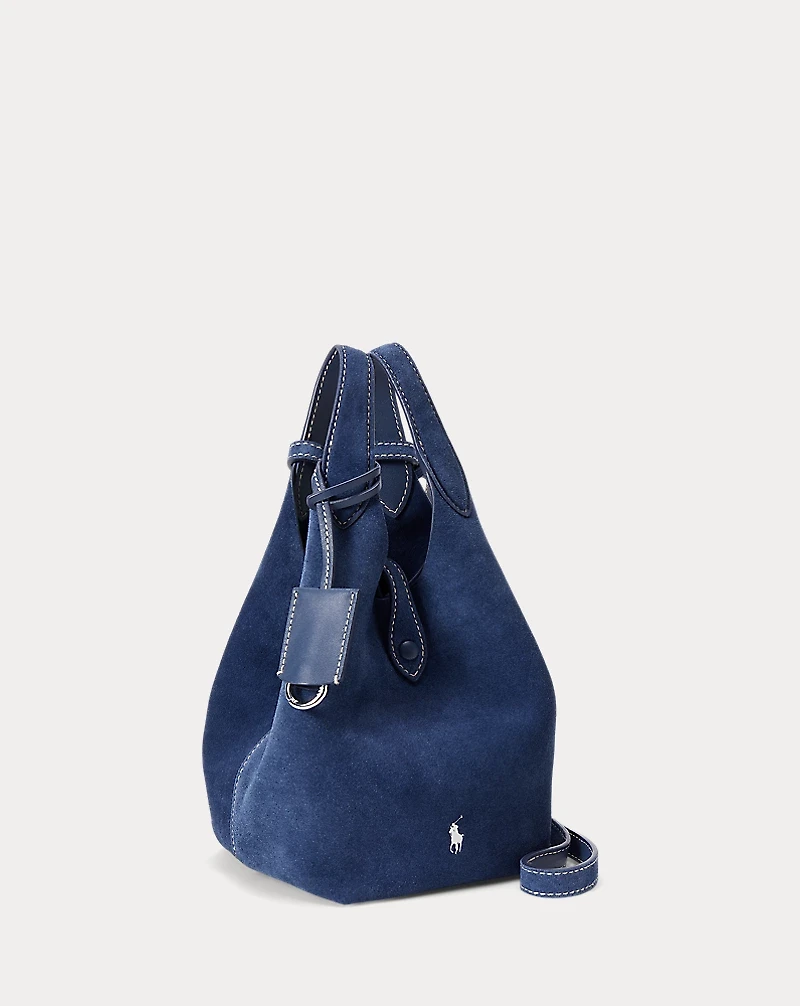Polo Play Suede Small Tote & Crossbody