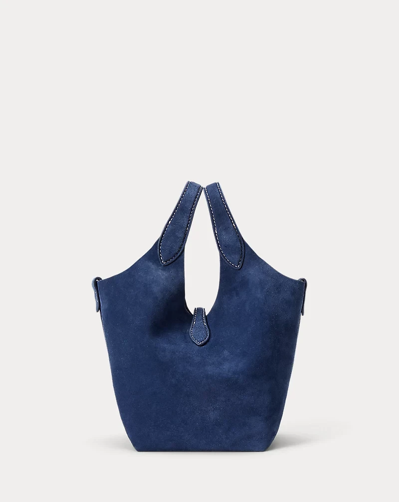 Polo Play Suede Small Tote & Crossbody
