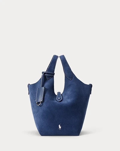 Polo Play Suede Small Tote & Crossbody