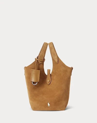 Polo Play Suede Small Tote & Crossbody