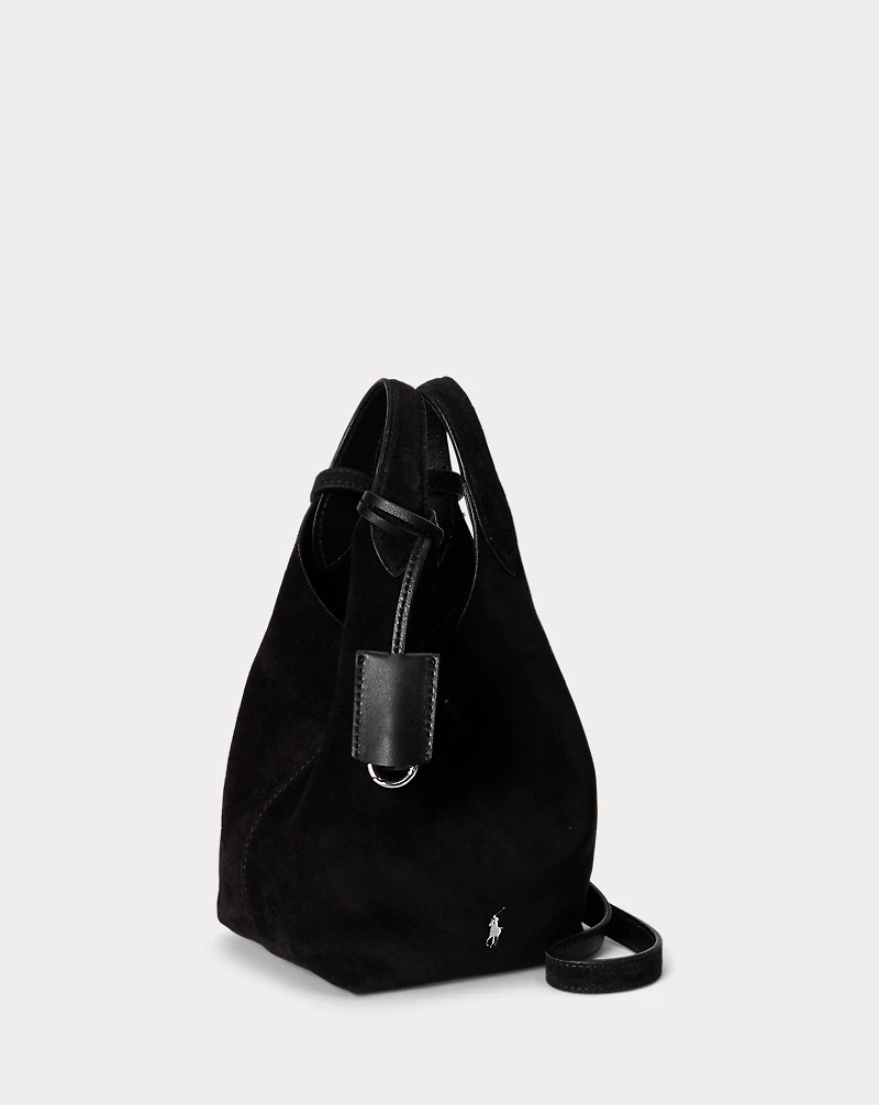 Polo Play Suede Small Tote & Crossbody