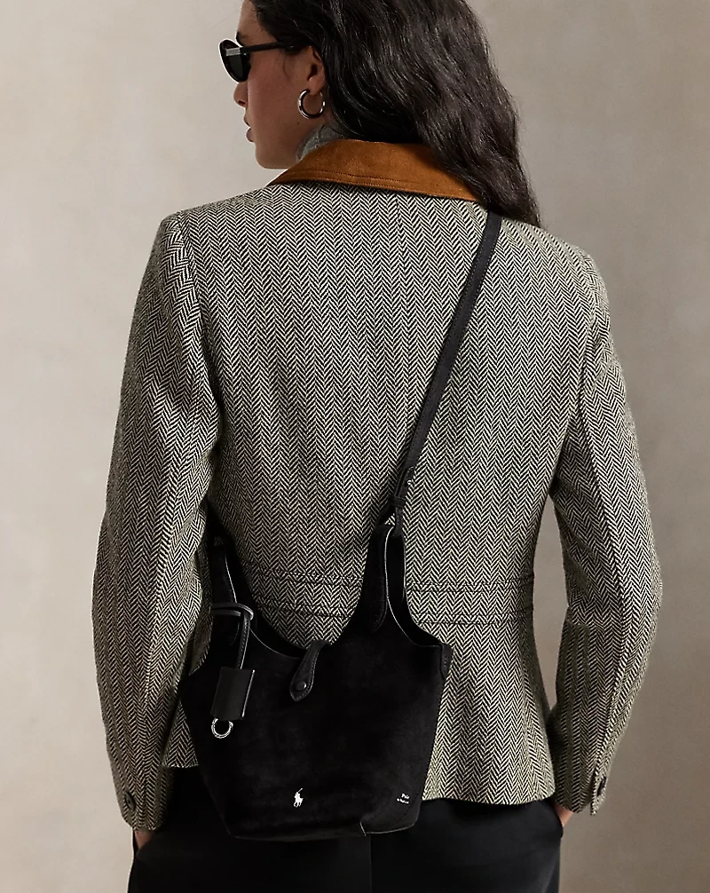 Polo Play Suede Small Tote & Crossbody