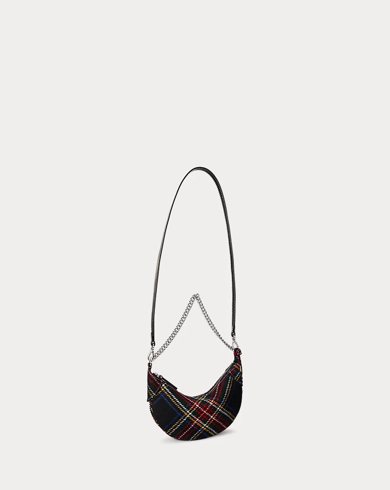 Polo ID Tartan Wool Mini Chain Bag