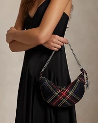 Polo ID Tartan Wool Mini Chain Bag