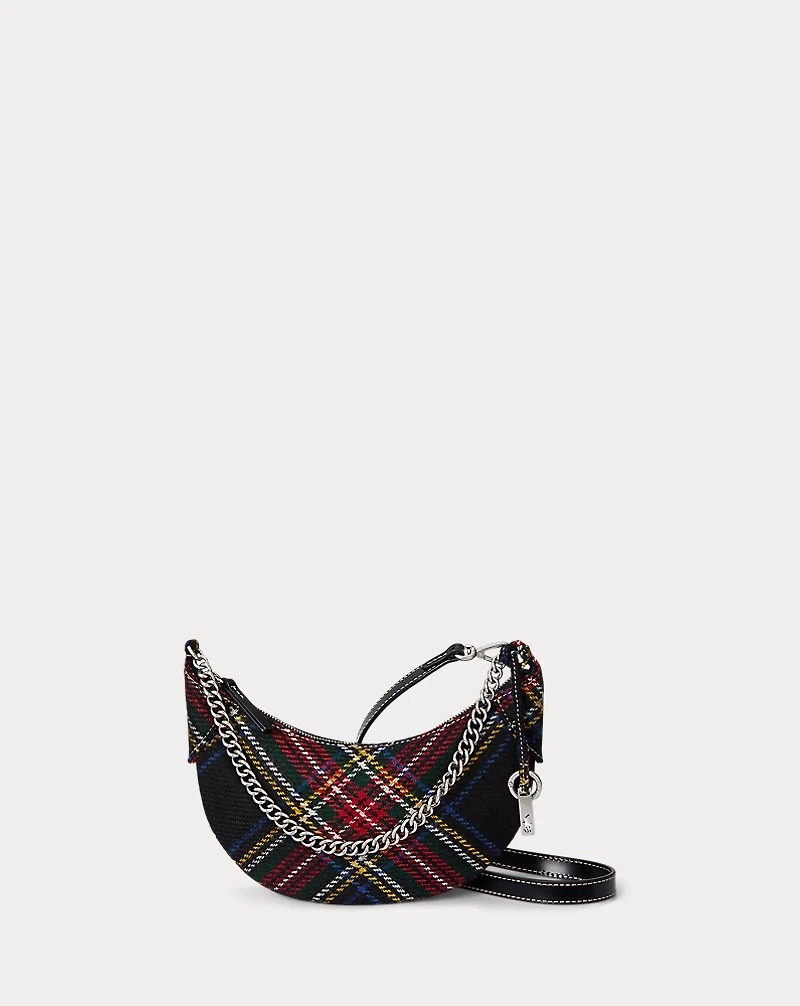 Polo ID Tartan Wool Mini Chain Bag