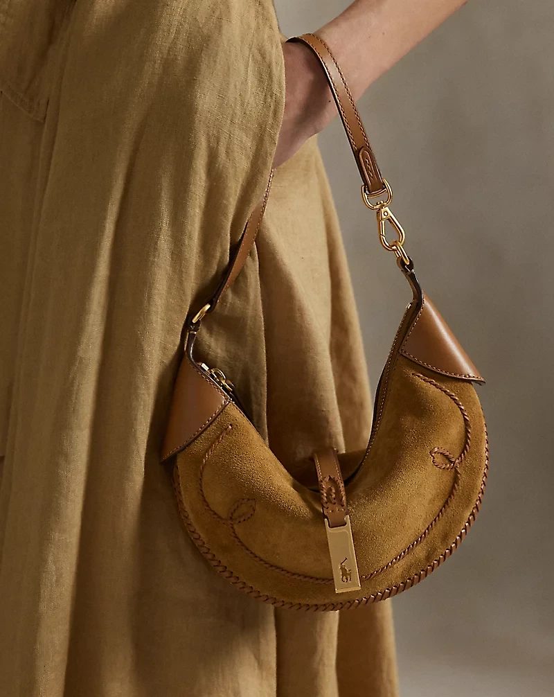 Polo ID Suede Western Mini Shoulder Bag