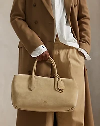 Bellport Suede Satchel