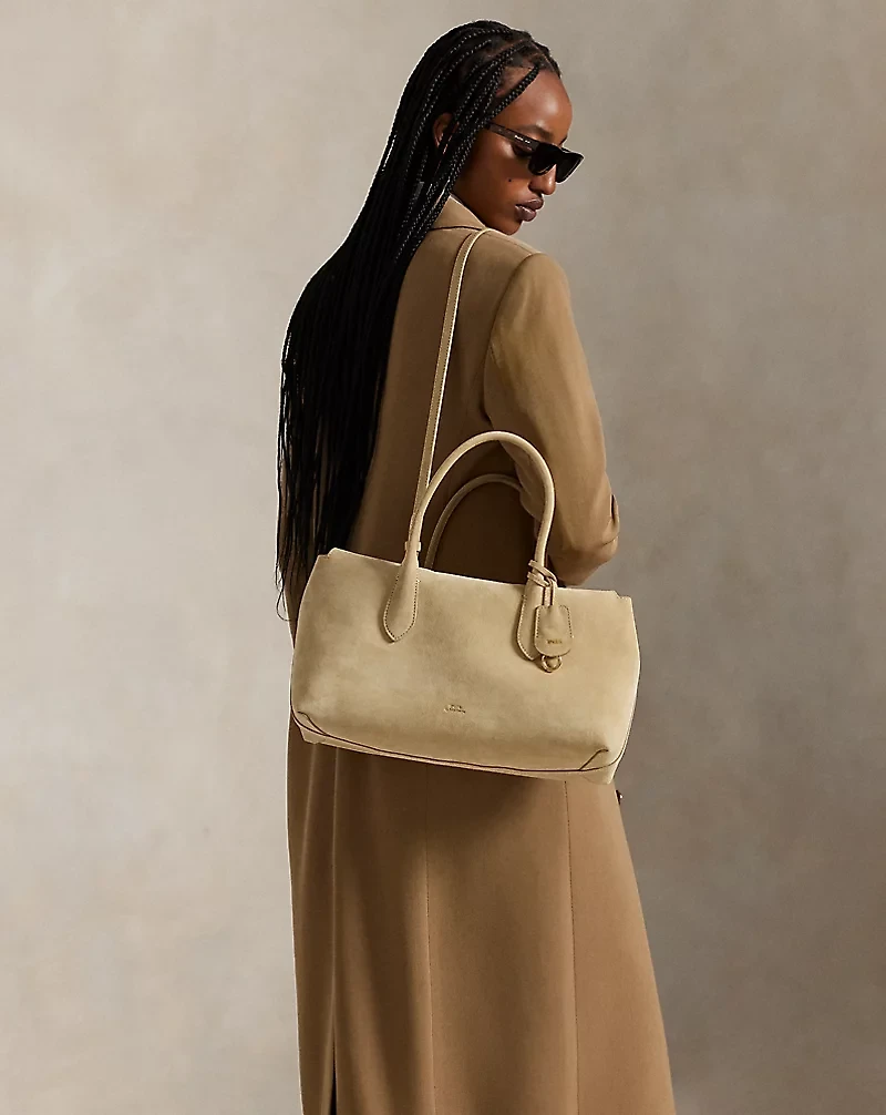 Bellport Suede Satchel