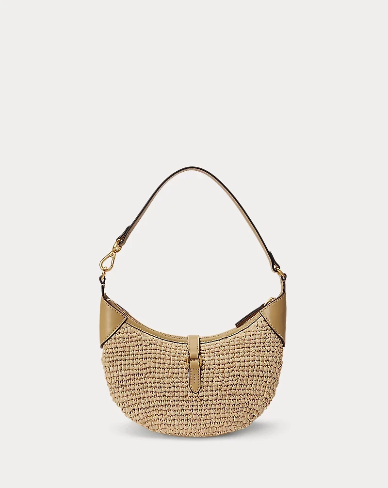 Polo ID Raffia Mini Shoulder Bag