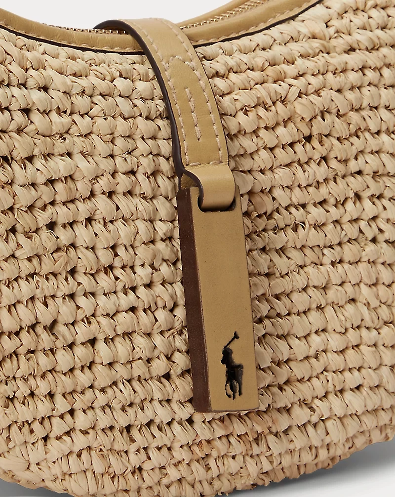 Polo ID Raffia Mini Shoulder Bag