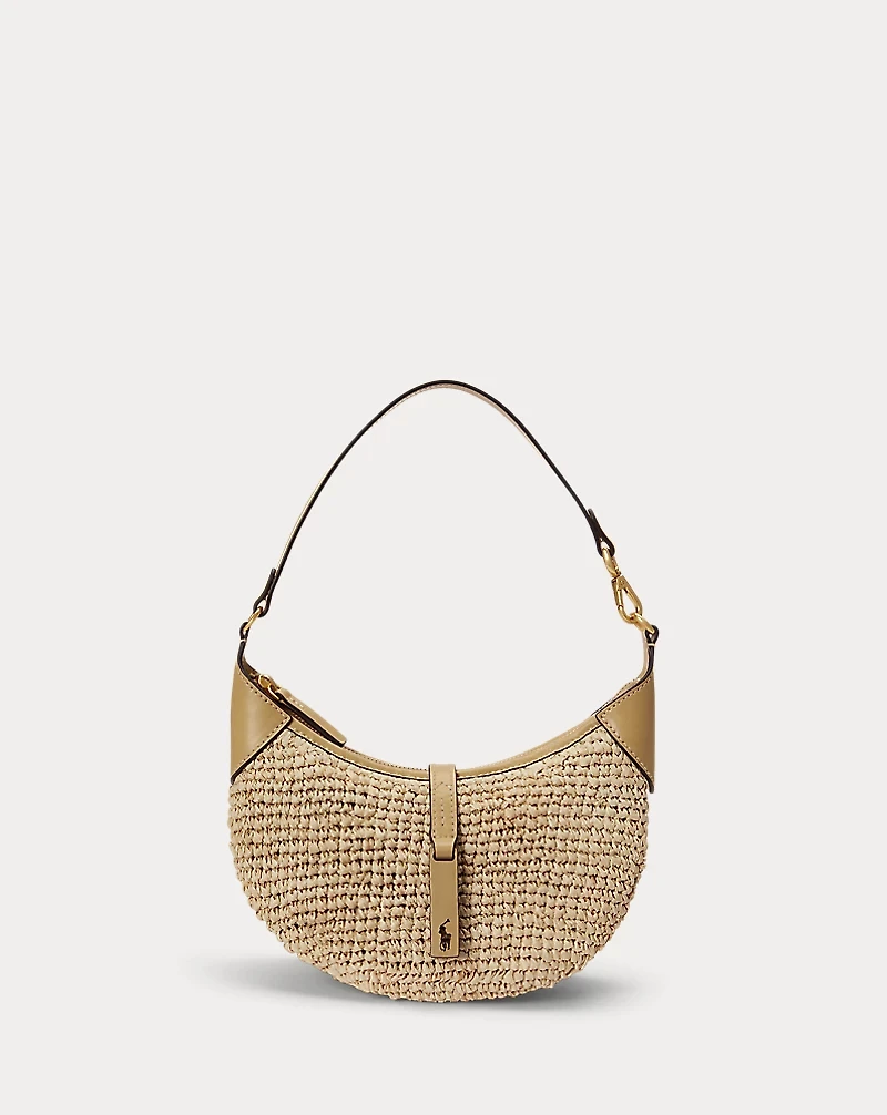 Polo ID Raffia Mini Shoulder Bag