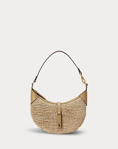 Polo ID Raffia Mini Shoulder Bag