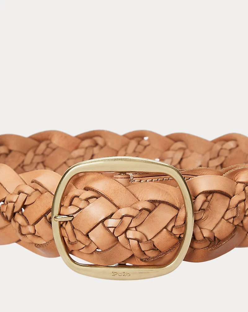 Double-Braided Leather Belt