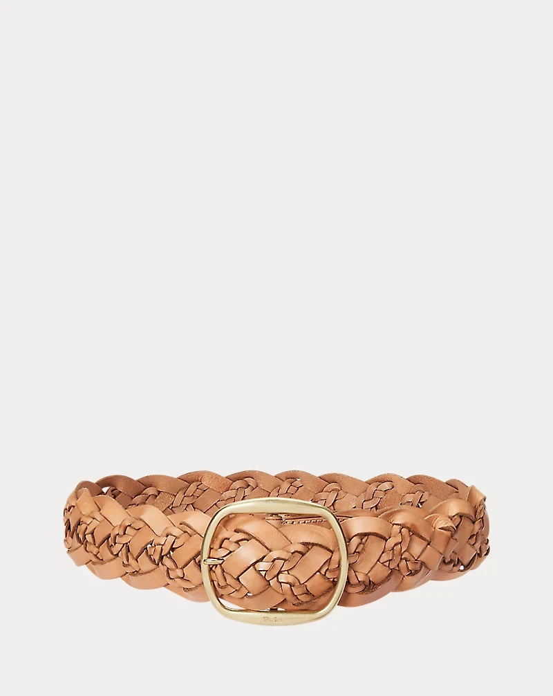 Double-Braided Leather Belt