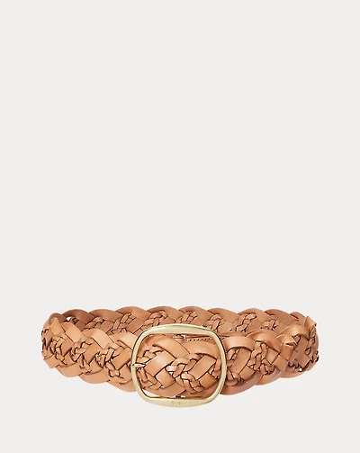 Double-Braided Leather Belt