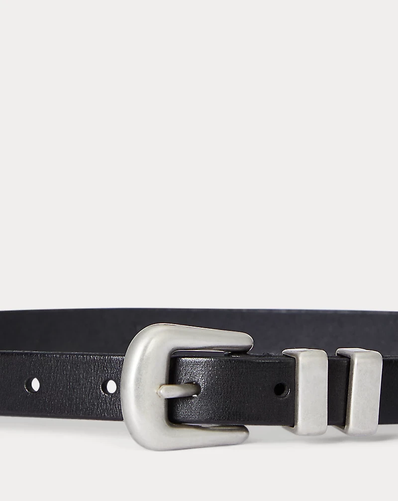 Western Distressed Leather Belt