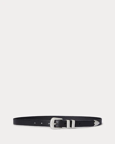 Western Distressed Leather Belt