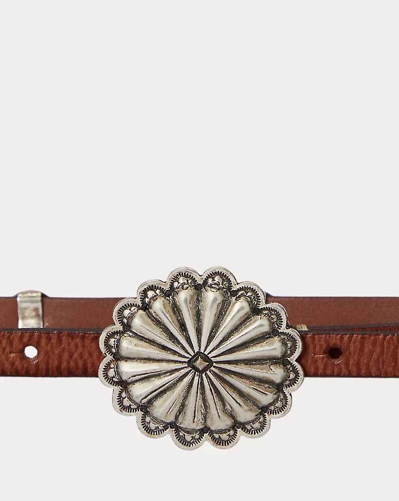 Leather Concho Belt