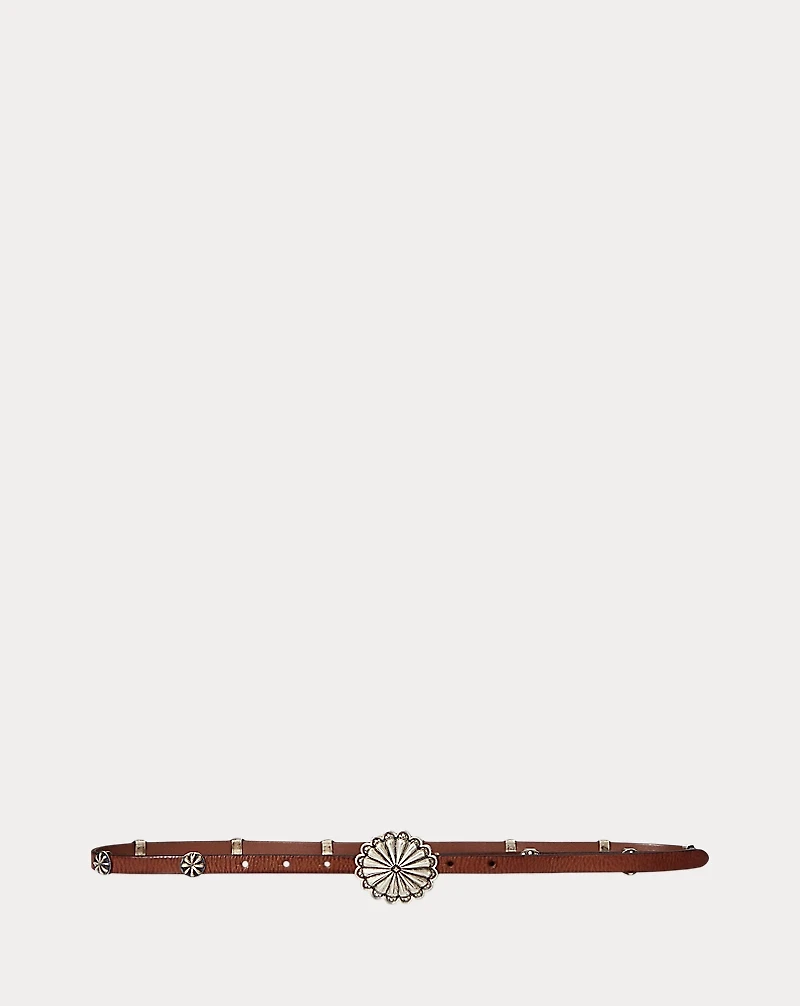 Leather Concho Belt