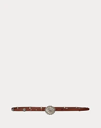 Leather Concho Belt