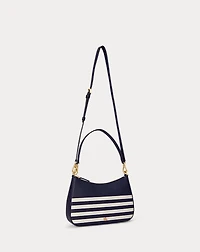 Striped Leather Medium Danni Bag