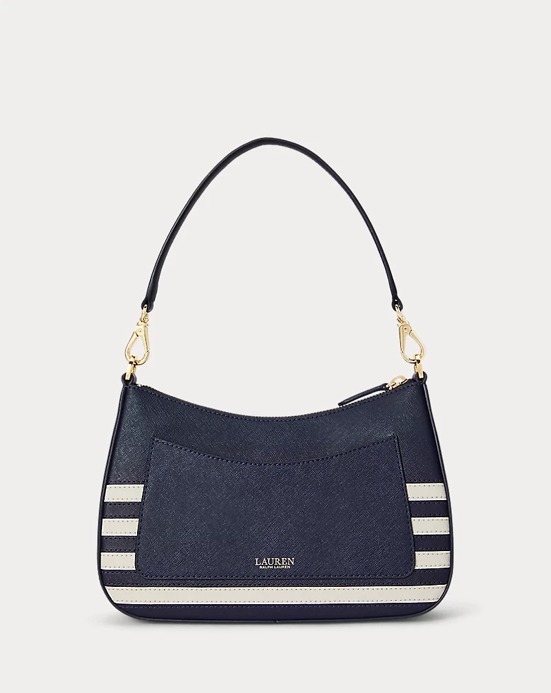 Striped Leather Medium Danni Bag
