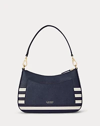 Striped Leather Medium Danni Bag