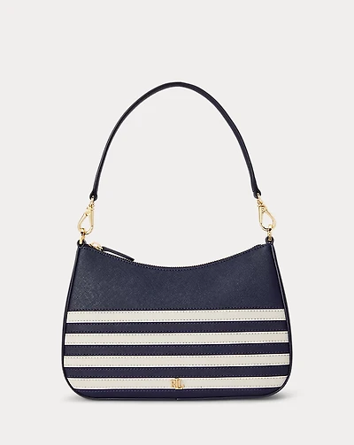 Striped Leather Medium Danni Bag