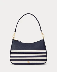 Striped Leather Medium Danni Bag