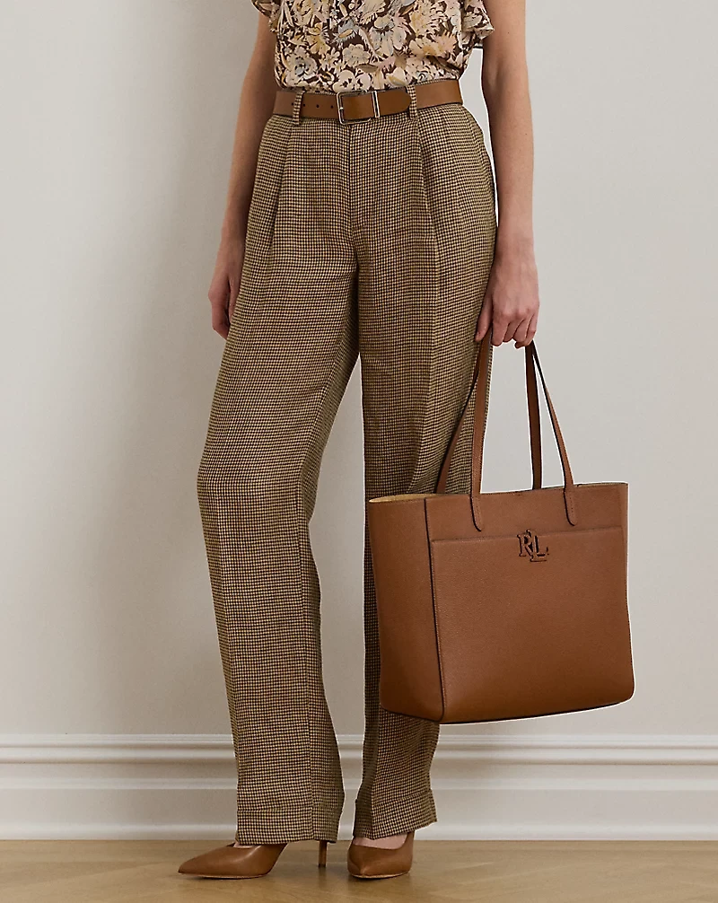 Pebbled Leather Large Cameryn Tote Bag