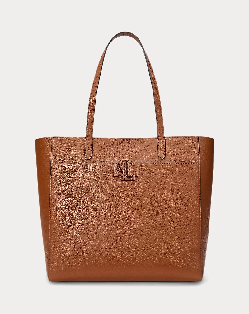 Pebbled Leather Large Cameryn Tote Bag