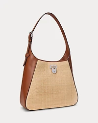 Raffia Large Tanner Shoulder Bag