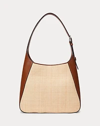 Raffia Large Tanner Shoulder Bag