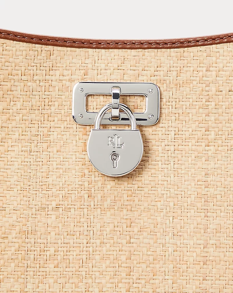 Raffia Large Tanner Shoulder Bag