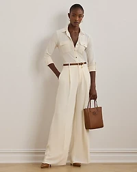 Pebbled Leather Small Cameryn Tote Bag