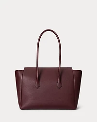 Pebbled Leather Large Tanner Satchel