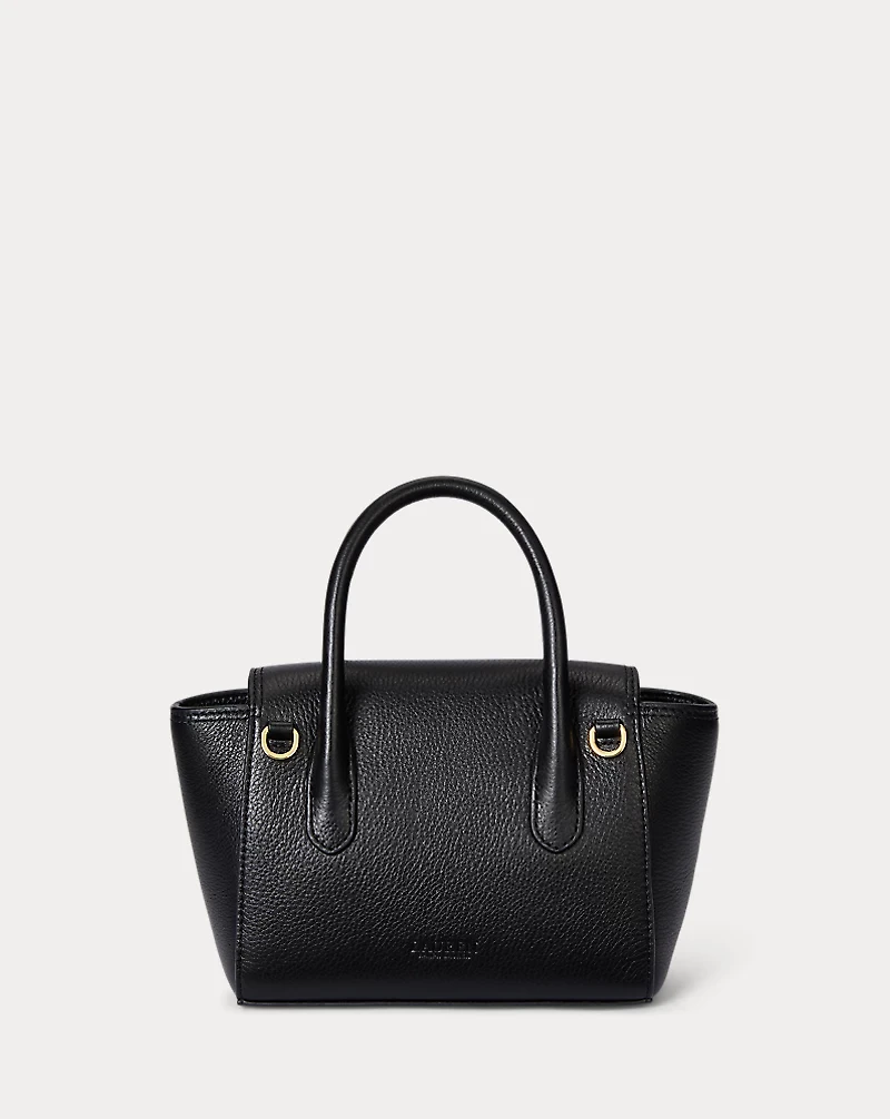 Pebbled Leather Small Tanner Satchel