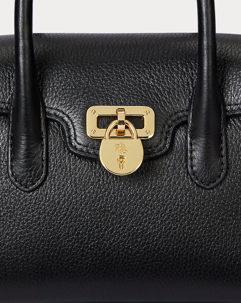 Pebbled Leather Small Tanner Satchel