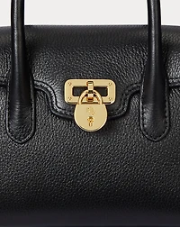 Pebbled Leather Small Tanner Satchel