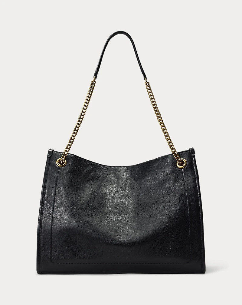 Pebbled Leather Large Bradley Tote Bag