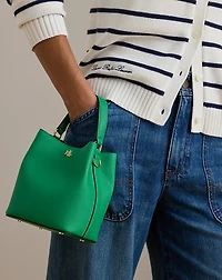 Crosshatch Small Reese Bucket Bag