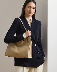 Suede Large Bradley Shopper Tote Bag