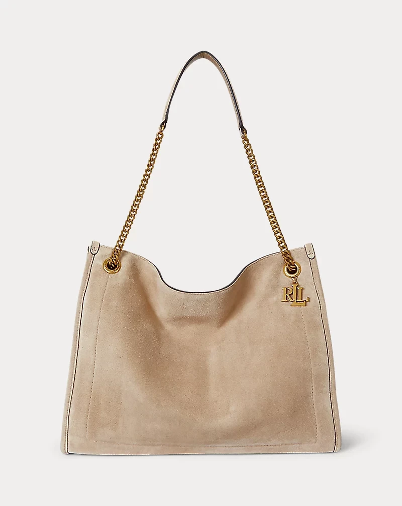 Suede Large Bradley Shopper Tote Bag