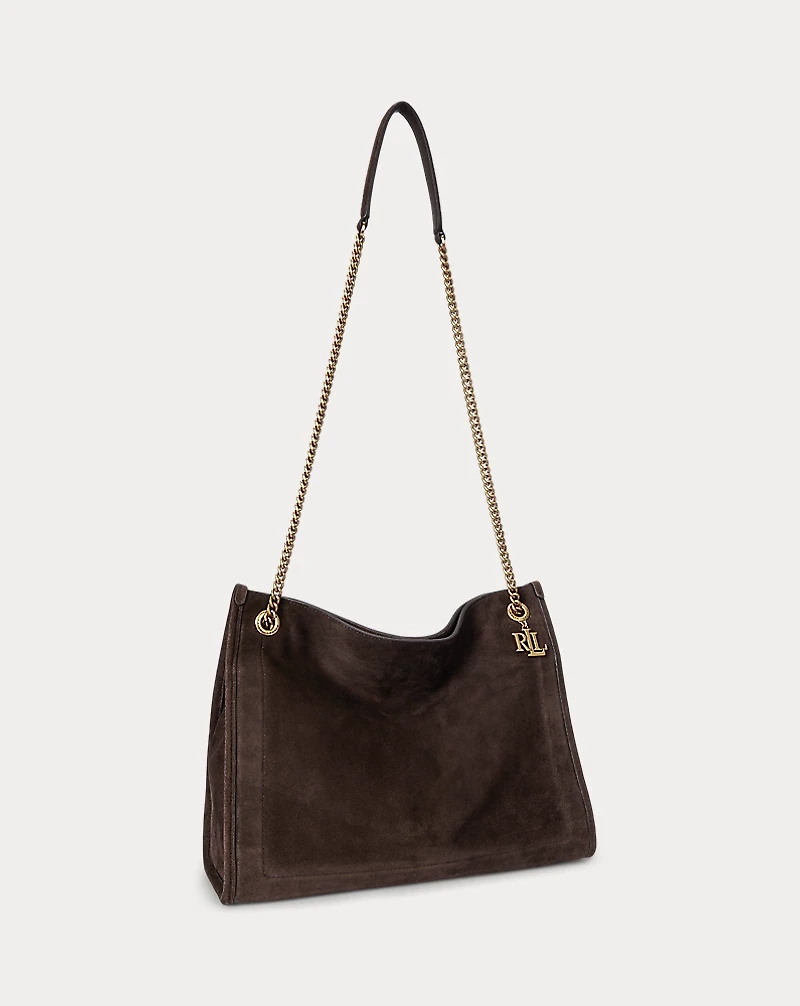 Suede Large Bradley Shopper Tote Bag