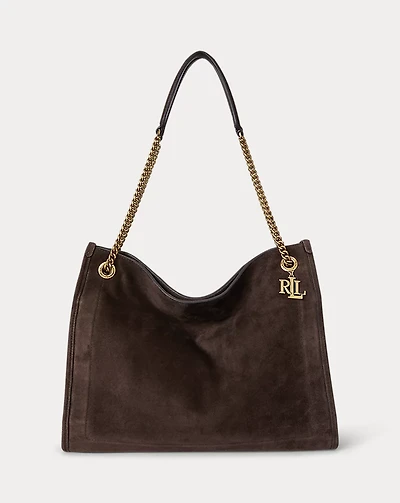 Suede Large Bradley Shopper Tote Bag